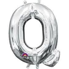 Funny Balloonsusa Silver Q Giant Letter 3297901 - 34 In