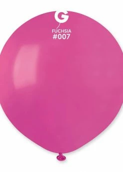 Funny Balloons Usa G150: #007 Fuchsia 150759 Standard Color 19 In Latex Balloons