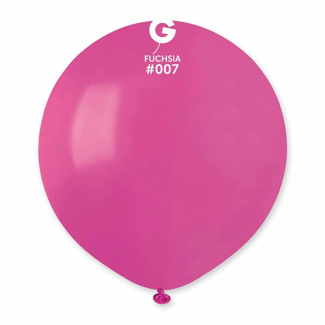 Funny Balloons Usa G150: #007 Fuchsia 150759 Standard Color 19 In Latex Balloons 3 Funny Balloons Usa G150: #007 Fuchsia 150759 Standard Color 19 In Latex Balloons