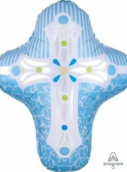 Funny Balloonsusa Blue Cross 2502401 Foil Balloons