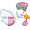 Funny Balloonsusa Foil Balloons Stork It's A Girl Shape 0702601