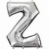 Funny Balloons Usa Silver Z Letter 3306201 - 16 In