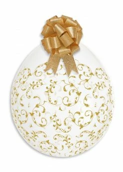 Funny Balloons Usa Latex Balloons G18: #625 Gold Stuffing Printed Balloons 921656