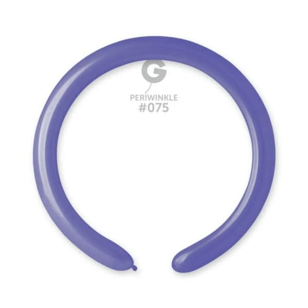 Funny Balloons Usa D4: #075 Periwinkle 557503 Standard Color 2/60 In 3 Funny Balloons Usa D4: #075 Periwinkle 557503 Standard Color 2/60 In