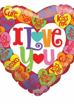 Funny Balloonsusa Love You Little Messages 15698 - 18 Foil Balloons