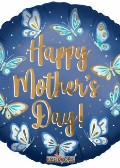 Funny Balloonsusa Mom's Day Playful Butterflies 84416-18 Foil Balloons