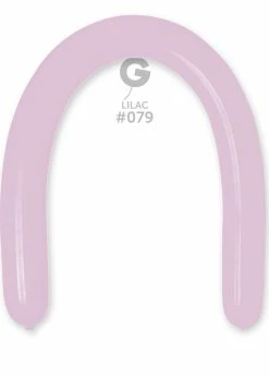 Funny Balloons Usa D6: #079 Lilac 367904 Standard Color 3/50 In Latex Balloons