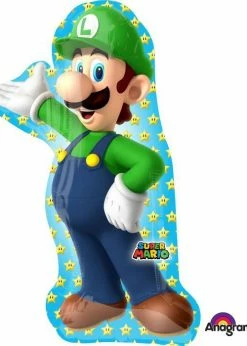 Funny Balloons Usa Mario Bros - Luigi 3483701 Foil Balloons