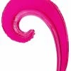 Funny Balloonsusa Foil Balloons Magenta Kurly Wave 19799-DCF