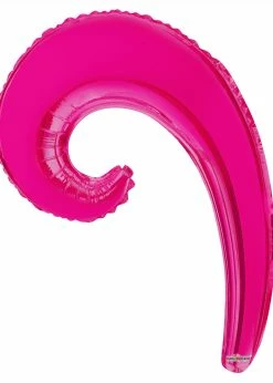 Funny Balloonsusa Foil Balloons Magenta Kurly Wave 19799-DCF