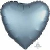 Funny Balloons Usa Foil Balloons Satin Luxe Steel Heart 36814