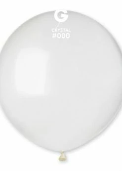 Funny Balloons Usa G150: #000 Clear 150056 Crystal Color 19 In Latex Balloons