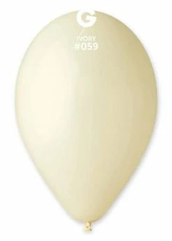 Funny Balloons Usa G110: #059 Ivory 115901 Standard Color 12 In
