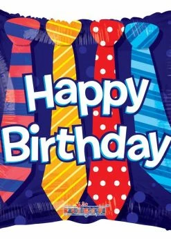 Funny Balloons Usa Happy Birthday Ties 15133 - 18