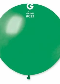 Funny Balloons Usa Latex Balloons G30: #013 Green 329803 Standard Color 31 In