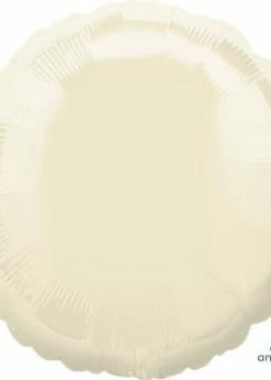 Funny Balloonsusa Foil Balloons Iridescent Pearl Ivory Decorator Circle 22430